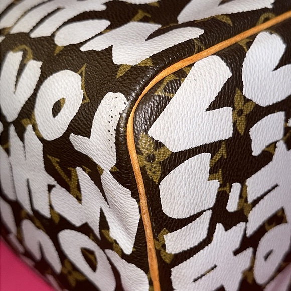 Louis Vuitton Stephen Sprouse speedy 30 Boston satchel silver graffiti - Picture 11 of 16